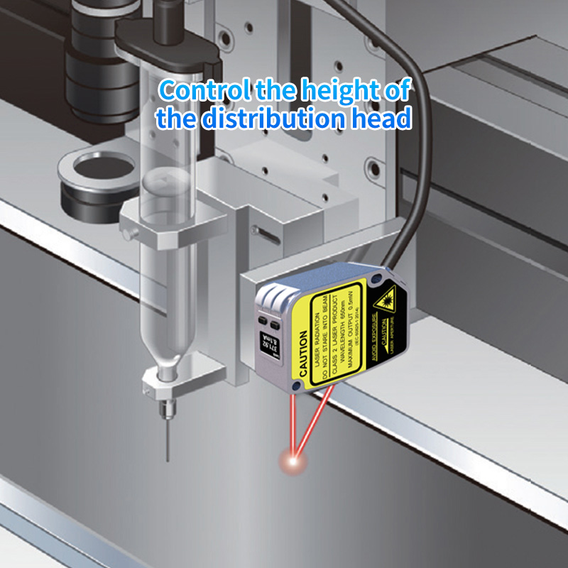OLED Digital Display Laser Displacement Sensor