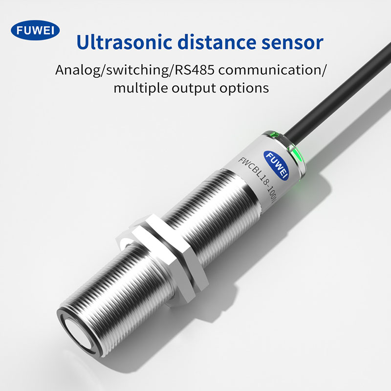 RS485 communication multiple output options Ultrasonic distance sensor FWCBL18 Series
